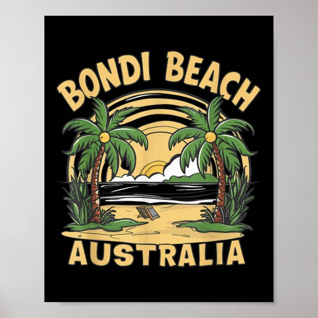 Affiche Bondi Beach Australie (Devant)