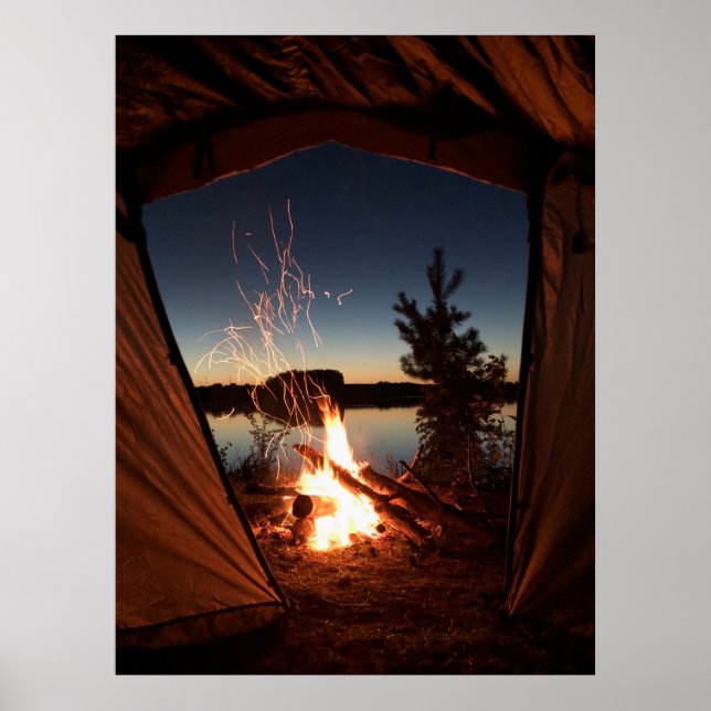 Affiche Bonfre près du plan d'eau (Devant)