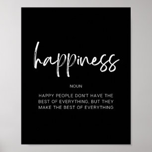 Affiche Bonheur