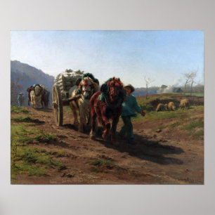 Affiche Bonheur - Back From Fields