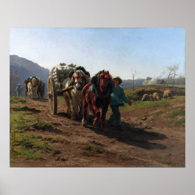 Affiche Bonheur - Back From Fields (Devant)