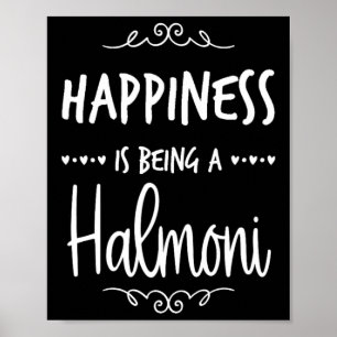 Affiche Bonheur D'Être Un Grand-Mère Coréen Halmoni