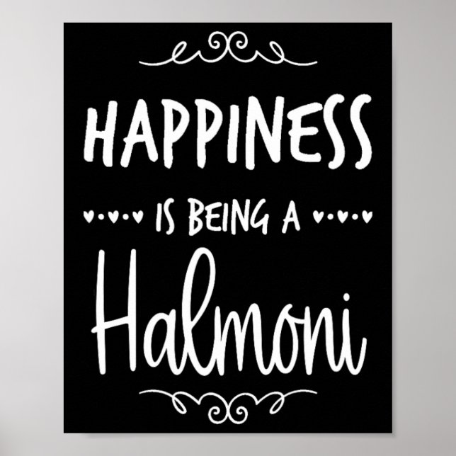 Affiche Bonheur D'Être Un Grand-Mère Coréen Halmoni (Devant)