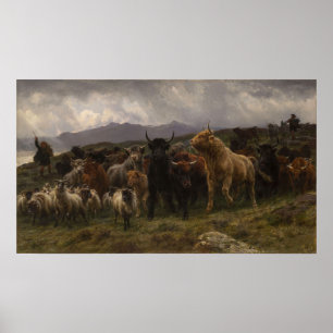 Affiche Bonheur - Highland Raid 1860