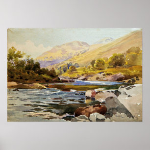 Affiche Bonheur - River Landscape