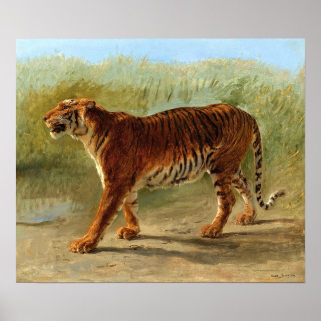 Affiche Bonheur - Royal Tiger Of The March (Devant)