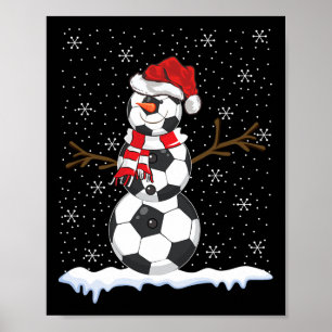 Affiche Bonhomme de neige de style pull moche Noël Byll
