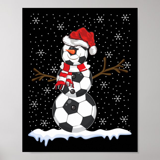 Affiche Bonhomme de neige de style pull moche Noël Byll (Devant)