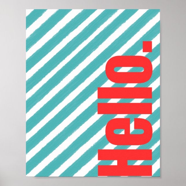 Affiche Bonjour (Devant)