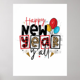 Affiche Bonjour 2022 Bonne année Tous