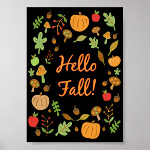 Affiche Bonjour Automne !