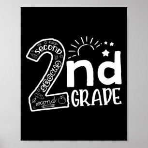 Affiche Bonjour aux enseignants de 2e année Garçons et équ