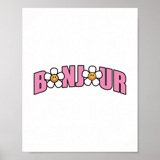 Affiche Bonjour, Bonjour, Bonjour En Français (Devant)
