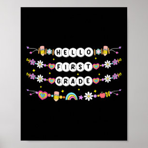 Affiche Bonjour Bracelets d'amitié de première année Retou