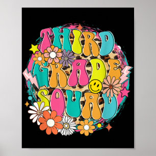 Affiche Bonjour Chemise de 3e année - Filles tenue de 3e a