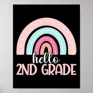 Affiche Bonjour Deuxième Année Retour à l'école 2e année T