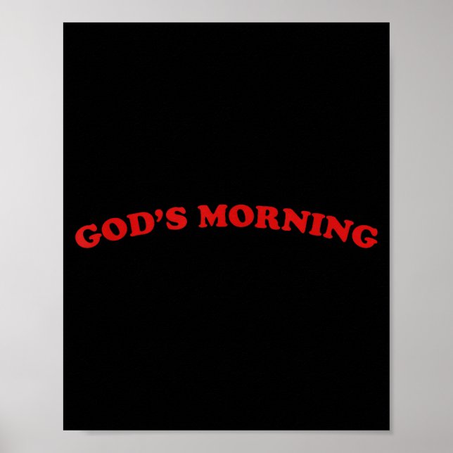 Affiche Bonjour dieu religieux  (Devant)