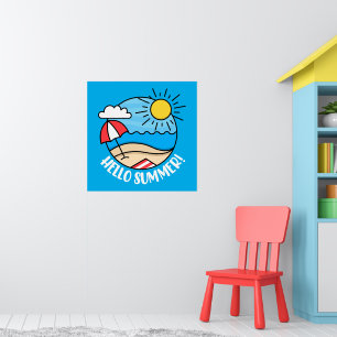 Affiche Bonjour été 2