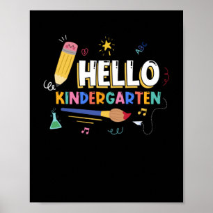 Affiche Bonjour maternelle