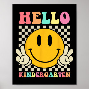 Affiche Bonjour maternelle Byck à l'école professeur super