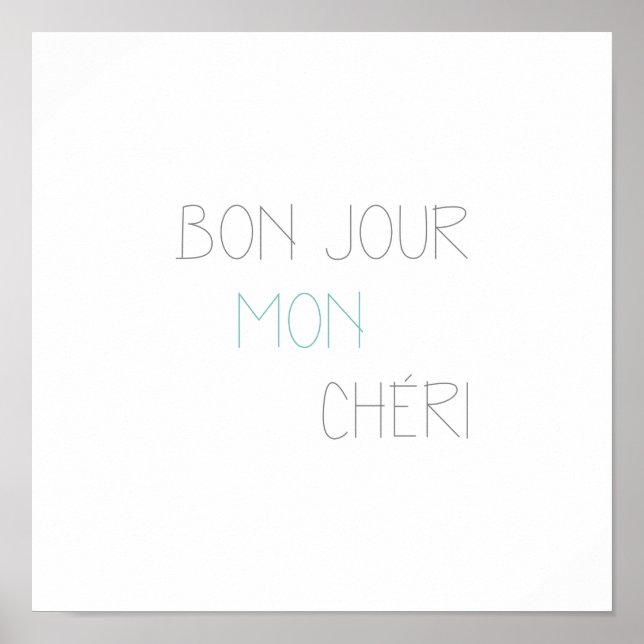 Affiche Bonjour Mon Chéri II (Devant)