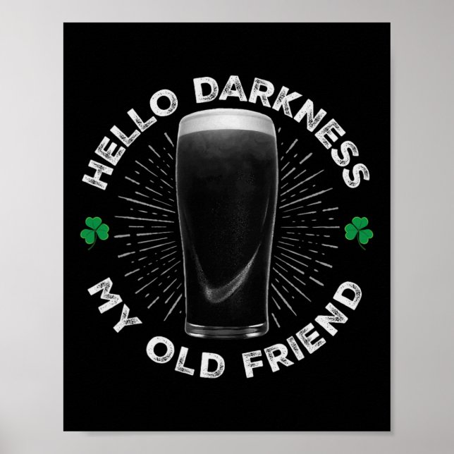 Affiche Bonjour obscurité mon vieil ami, Drôle St Patrick  (Devant)