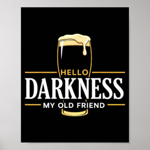 Affiche Bonjour obscurité vieil ami bière irlandaise St. P
