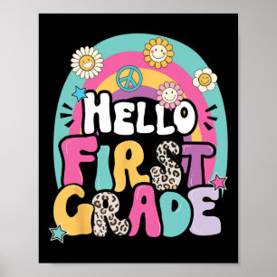 Affiche Bonjour Première Année Byck À L'école Enseignant P