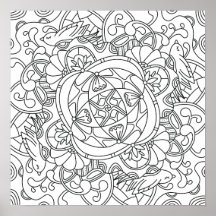Bonjour Printemps : Beau Coloriage pour Adultes