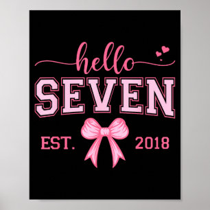 Affiche Bonjour Sept Est 2018 Coquette Arc 7e Anniversaire