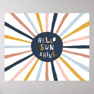 Affiche Bonjour Soleil