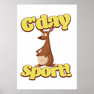 Affiche Bonjour Sport