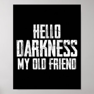 Affiche Bonjour Ténèbres Mon Vieux Ami Halloween