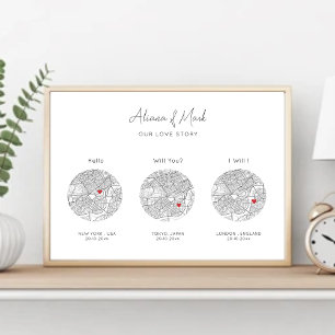 Affiche Bonjour, Voulez-Vous, Je Fais Personnaliser Élégan