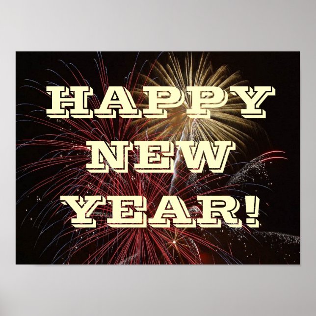 Affiche Bonne Année (Devant)