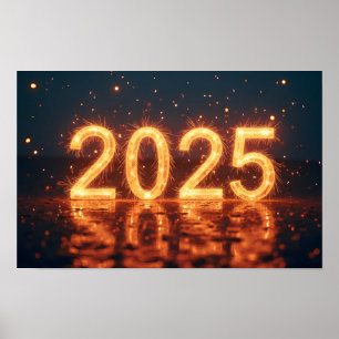 Affiche Bonne année 2025