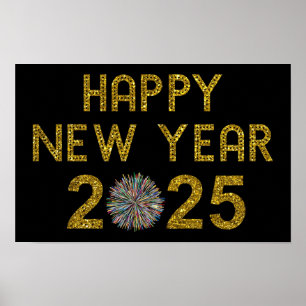 Affiche Bonne année 2025