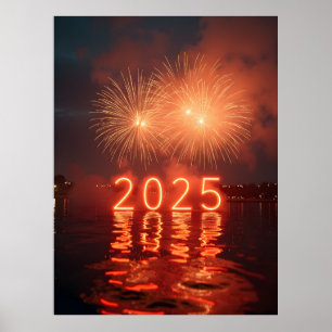 Affiche Bonne année 2025