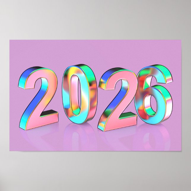 Affiche Bonne année 2026 (Devant)