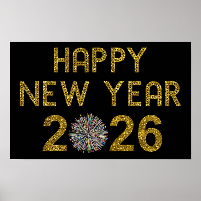 Affiche Bonne année 2026 (Devant)