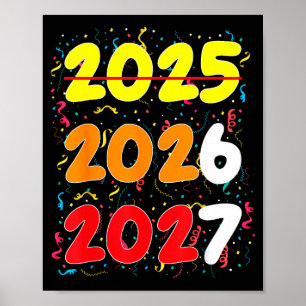 Affiche Bonne année 2026 à venir bientôt 2027 Drôle 67 Mem