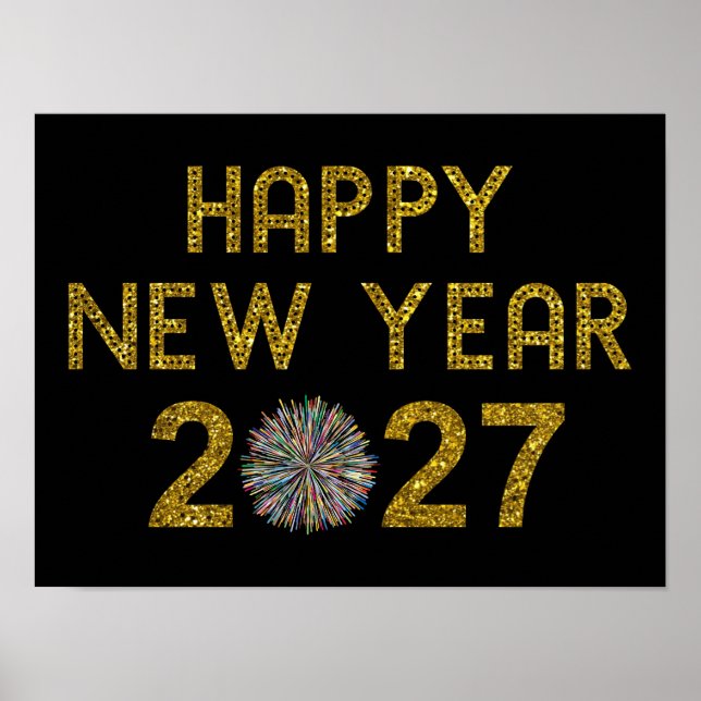 Affiche Bonne année 2027 (Devant)