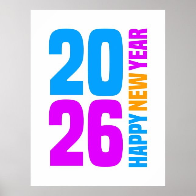 Affiche Bonne année 2027-34568 (Devant)