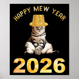 Affiche Bonne année Mew 2026