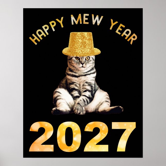Affiche Bonne année Mew 2027 (Devant)