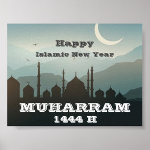 Affiche Bonne année Muharram 1444 H