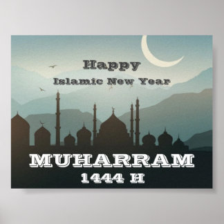 Affiche Bonne année Muharram 1444 H