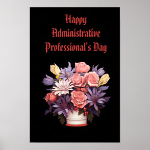 Affiche Bonne Carte de remerciements des professionnels de