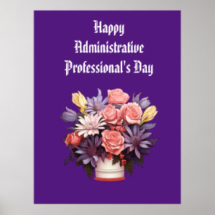 Affiche Bonne Carte de remerciements des professionnels de