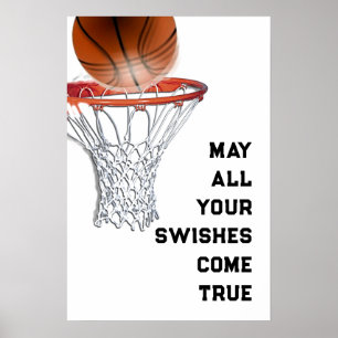 Affiche Bonne Chance Basketball